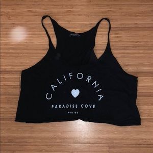 Cropped tank top
